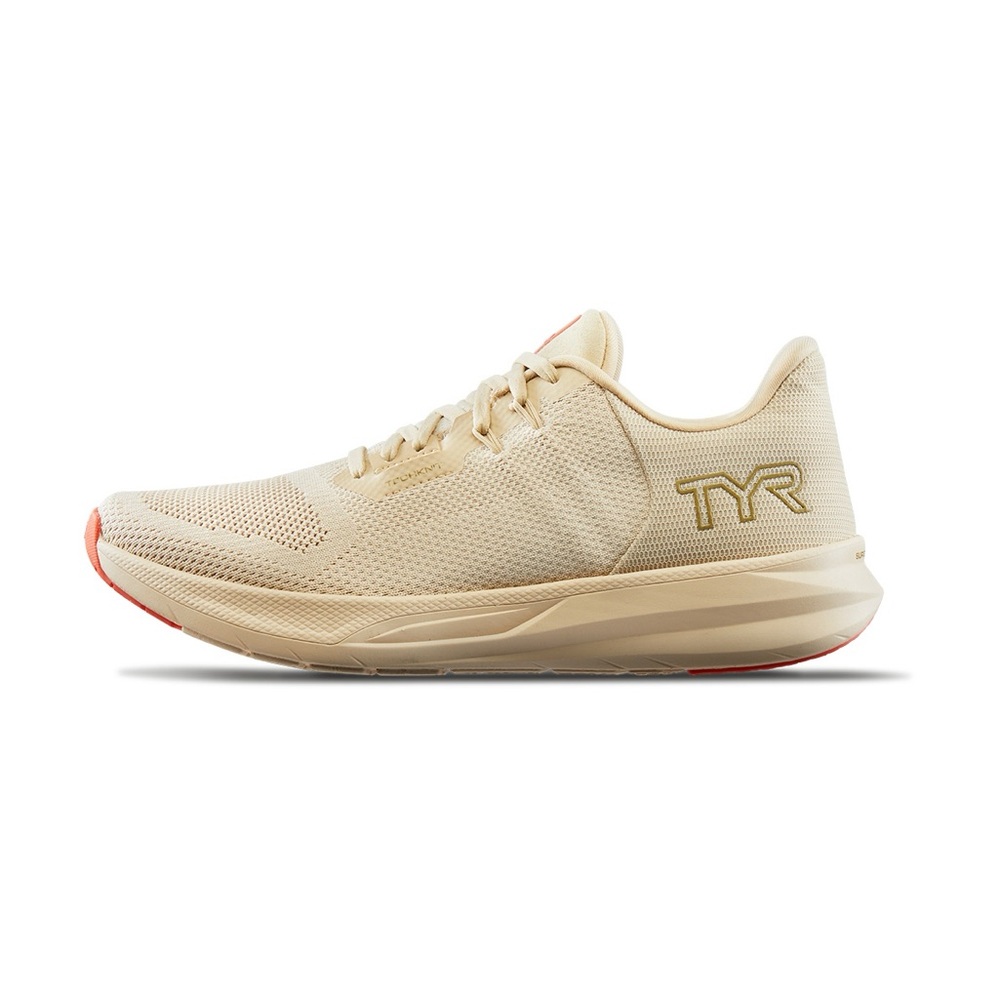 TYR Men's Size 11 Techknit RNR-1 Tab Cream Colored Trainer
